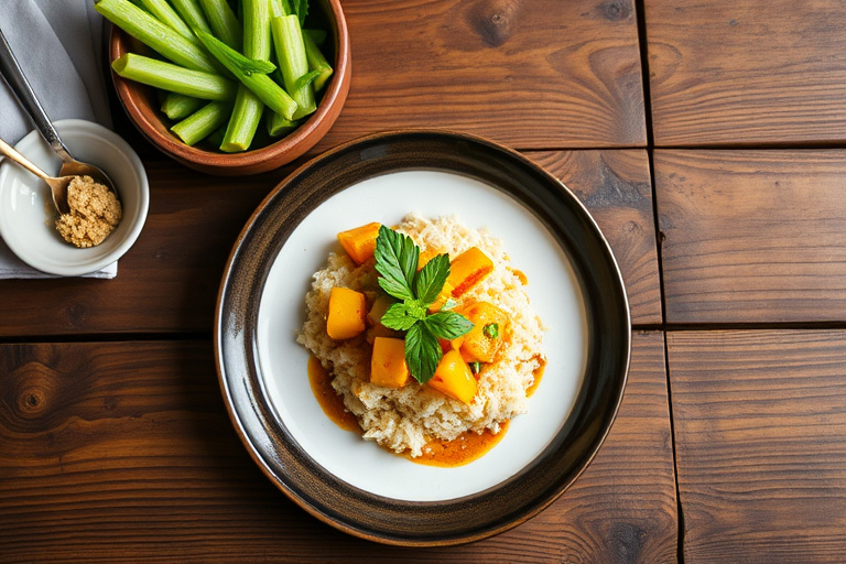 Frisk vannmelonchutney med ingefær og karri