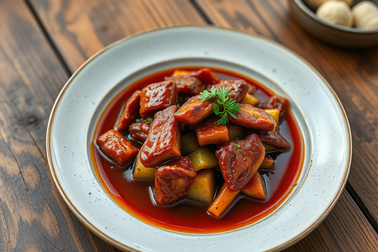 Øst-Carolina BBQ-saus med vestkystvri