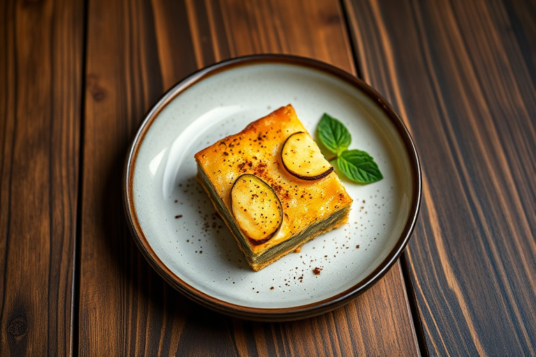 Zucchinibarer med kanel og sitron