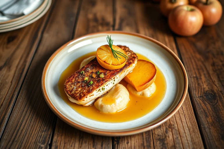 Ostekake med fiken, hasselnøtt og appelsin