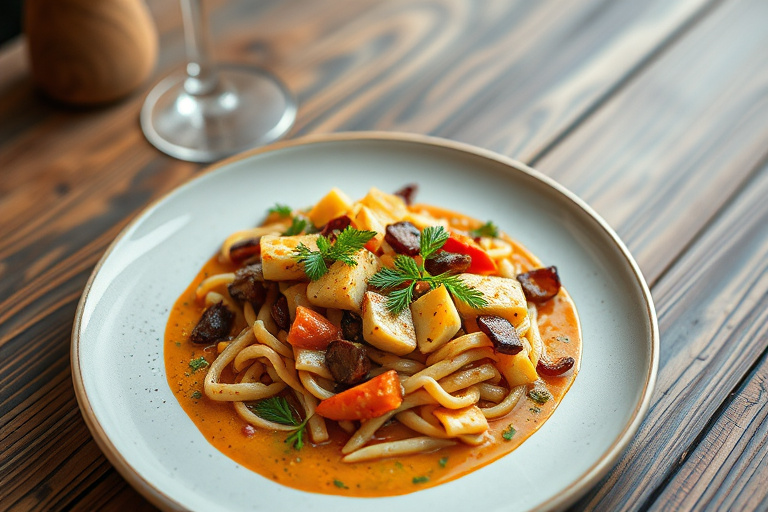 7-lags dip med varmrøkt laks