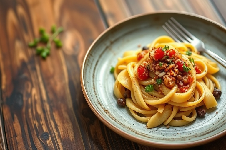 Søtpotetgnocchi med stekt salvie og tynne kastanjeskiver