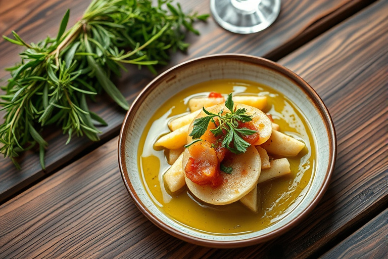 Frisk marjoramvinaigrette