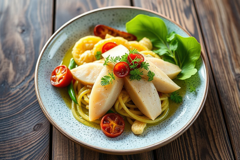 Kylling med hvitvin, hvitløk og sopp