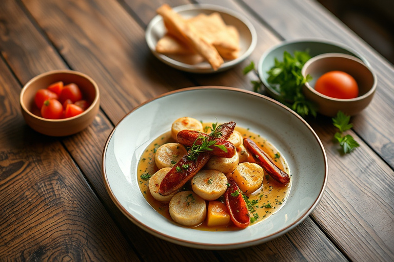 Frisk sitrondressing med hvitløk