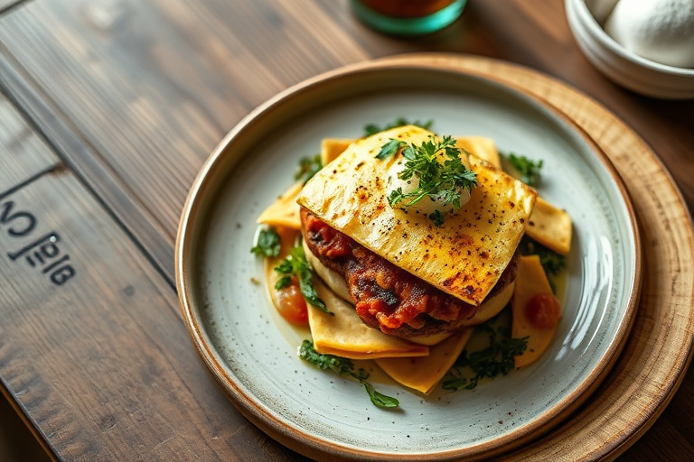 Pintobønner med sprø tortilla- og ostetopp