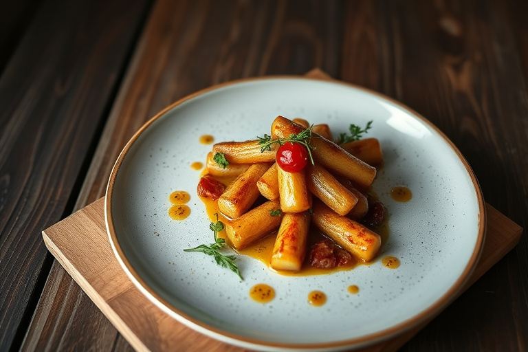 Karamelliserte gulrøtter med granateple og krydder