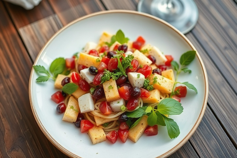 Fennikel-, selleri- og granateplesalat