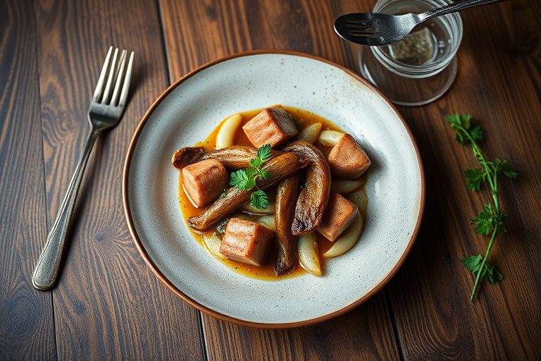 Rødløkssurkål med rødvin og einerbær