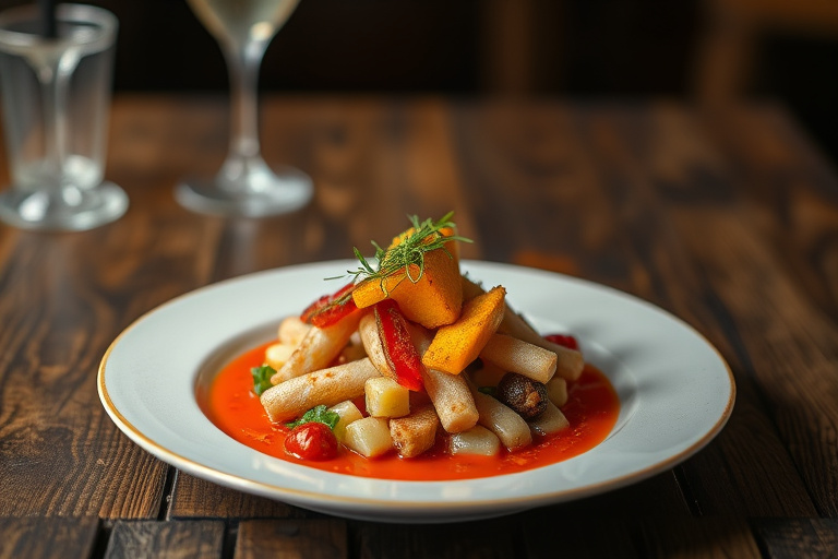 Klementiner i ingefærsirup med stjerneanis