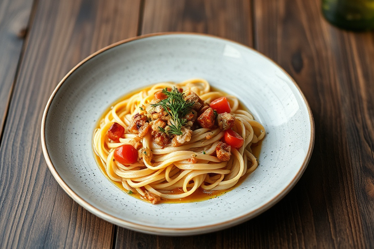 Orzo med artisjokker og pinjekjerner