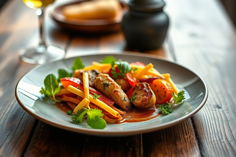 Enkel urtedressing til kjøtt