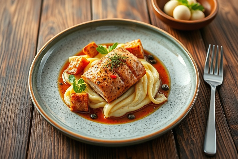 Klassisk smørkrokant med sjokolade og mandler