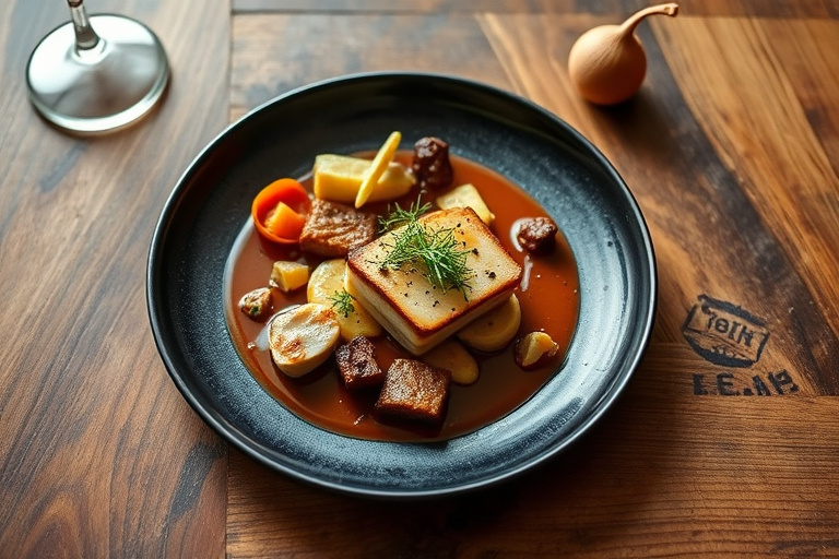 Bakt torsk med krabbe og artisjokk