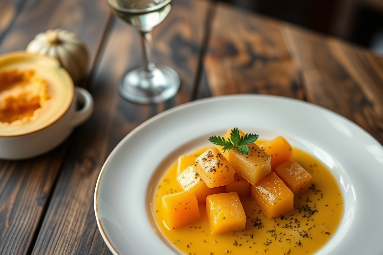 Overnight havregrøt i cantaloupe