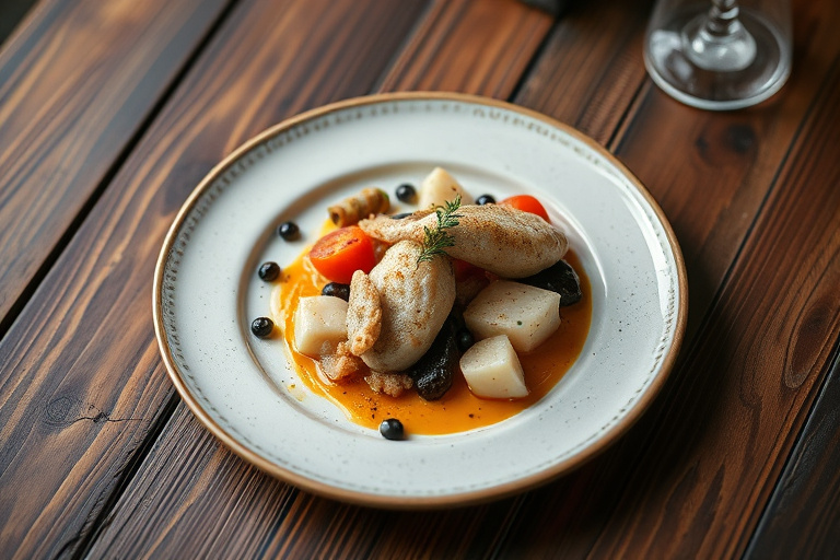 Gresk purreløk med tomat og oliven