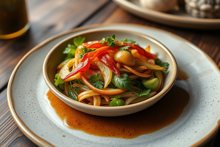 Miso- og sesamvinaigrette