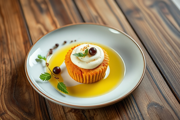 Spinat- og olivencupcakes med tomatmarmelade