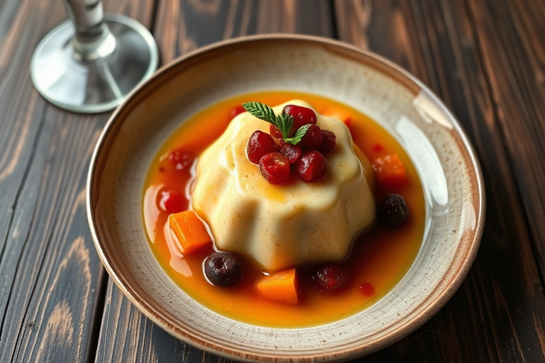 Mais- og røkt kalkunpudding