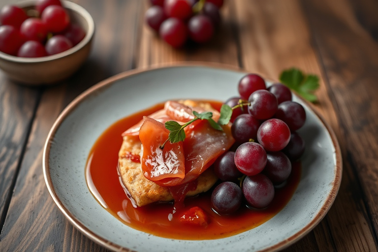 Grapefrukt med rosmarinsirup