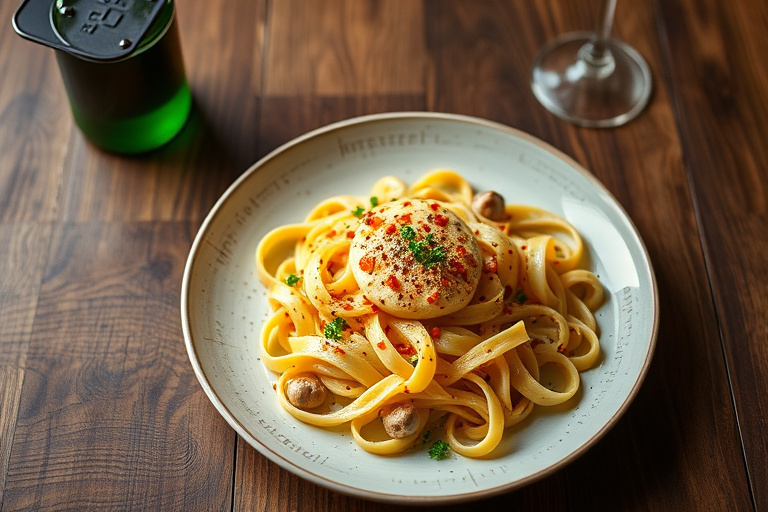 Tysk spaetzle med tyttebær