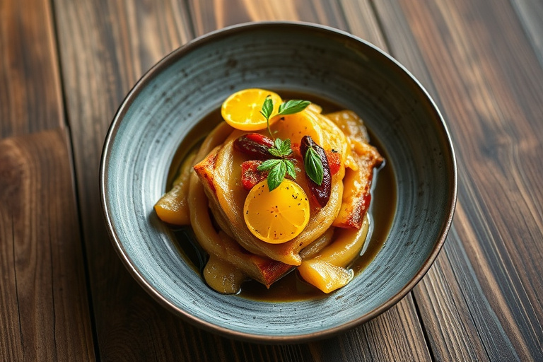 Saftige sitronpepper svinekoteletter i folie