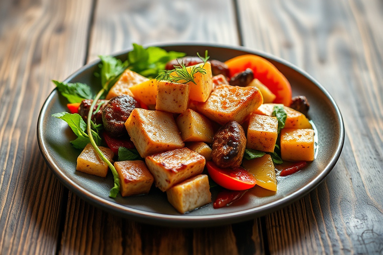 Svinekoteletter i kremet soppsaus