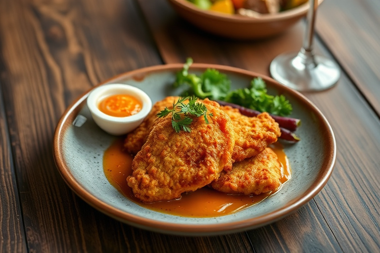 Sprø butternut squash-fritter