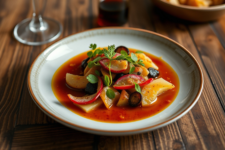 Honning- og balsamico-vinaigrette