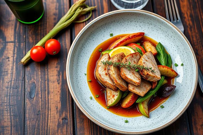 Marinade til biff med honning og hvitløk