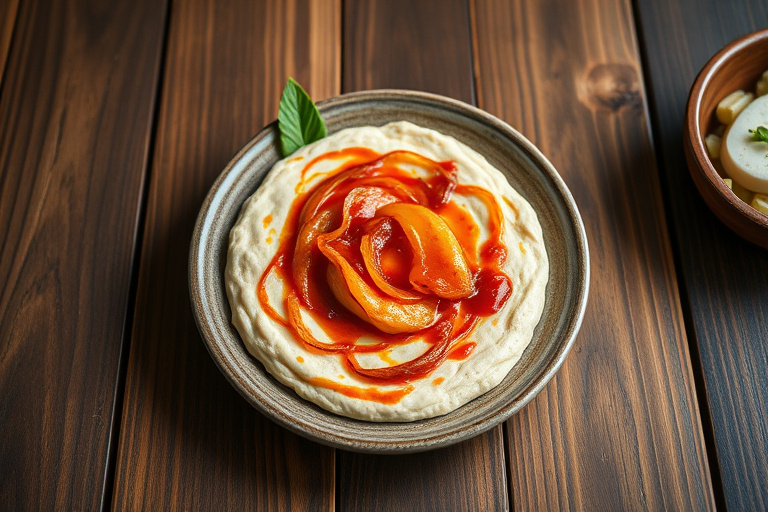 Varm løkdipp med parmesan