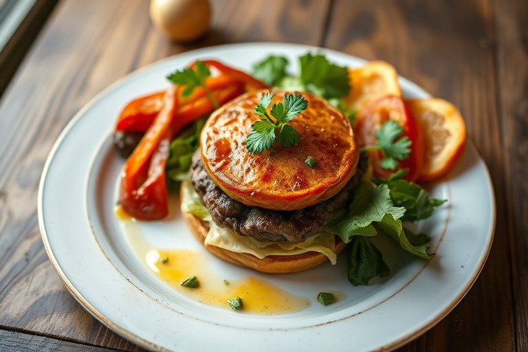 Kremet burgerdressing med sylteagurk