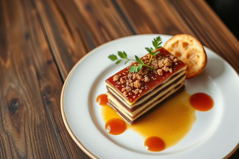 Vegetarisk «kjøttkake» med linser og ris