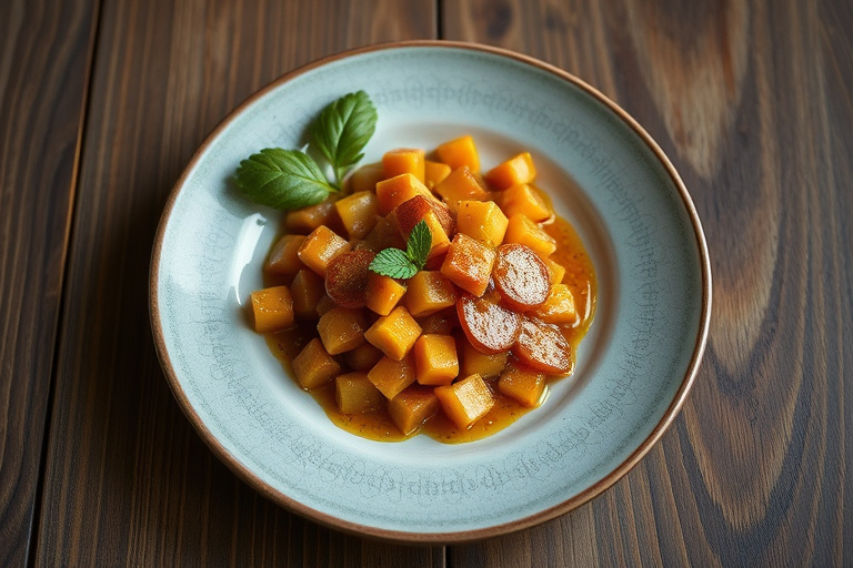 Sprø ertsalat med bacon og cashewnøtter