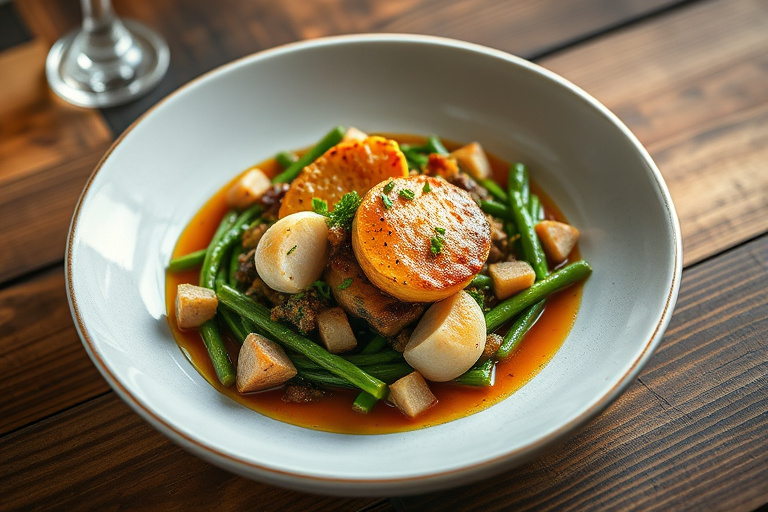 Kyllingbryst med urter og dijonsennep