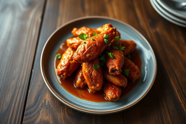 Bourbon Buffalo Wingsaus