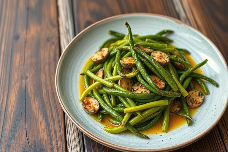 Stekte fjellskråpspirer med hvitløk og smør