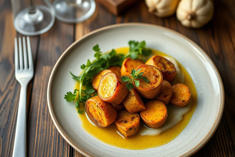 Fylte baguetter med squash og marinara