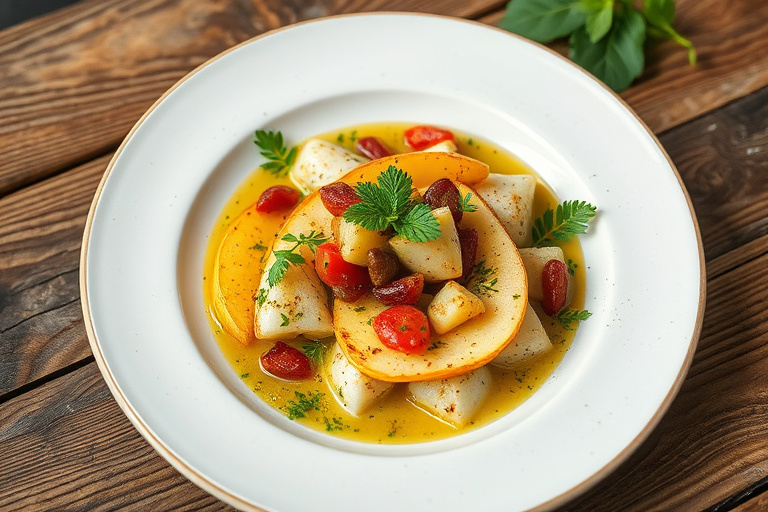 Frisk oliven- og appelsinvinaigrette