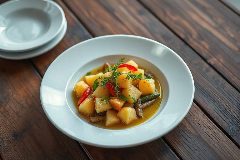 Jícama- og daddelkanapeer med lime og mynte