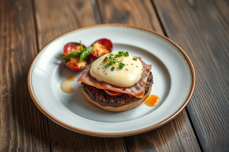 Fylte portobelloburgere med bønner og prosciutto