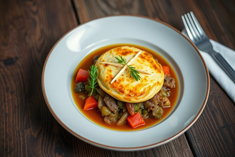 Shepherd's pie med kalkun, søtpotet og banan