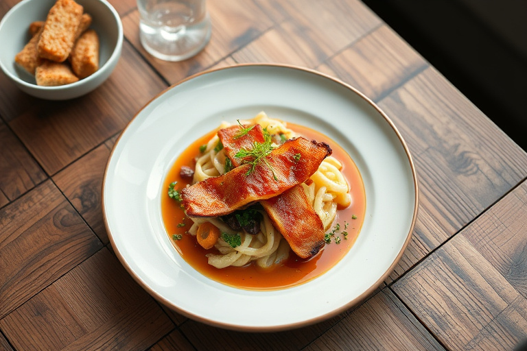 Kyllingbryst fylt med kremost og bacon