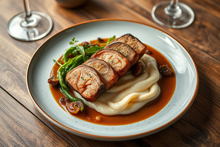 Sitronpepperpanert Alaskahavabbor med vårsalat