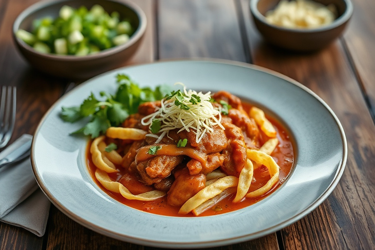 Tex-Mex kalkunkjøttkake med chipotlepotetmos