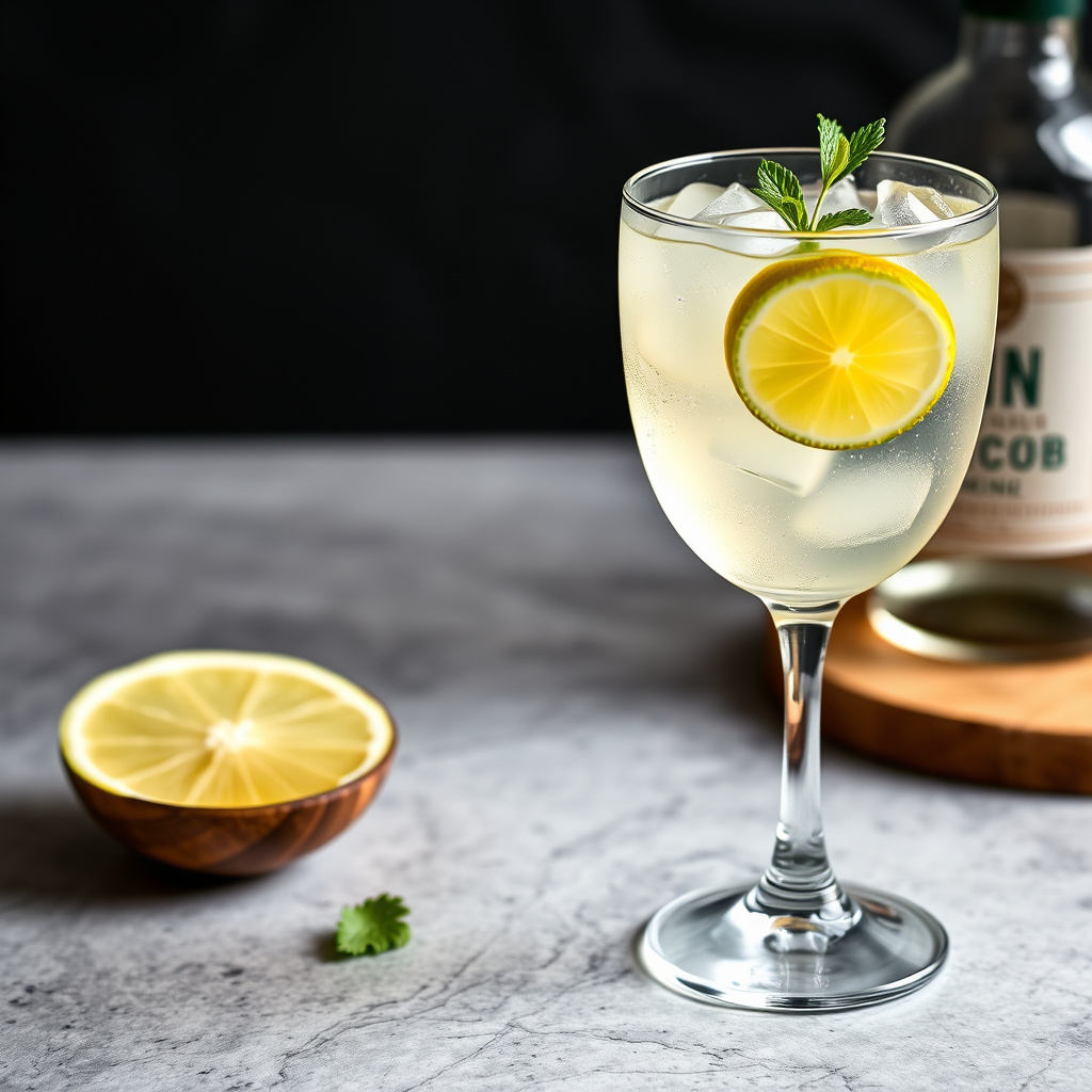 Gin Gimlet og Tonic