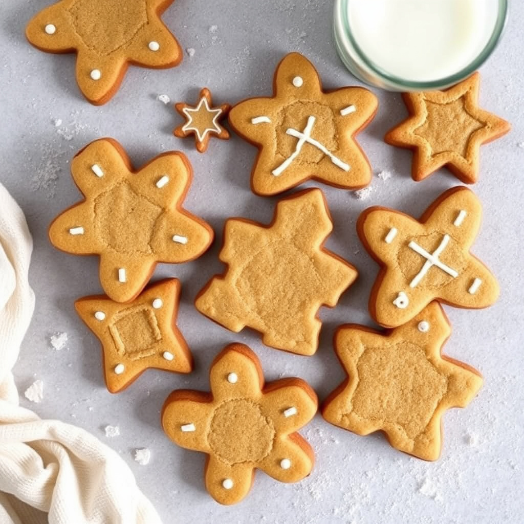 Ginger Shortbread Cutouts