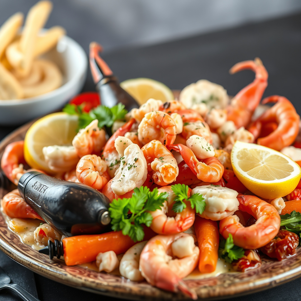 Gjenoppbygd Louisiana sjømatfatning