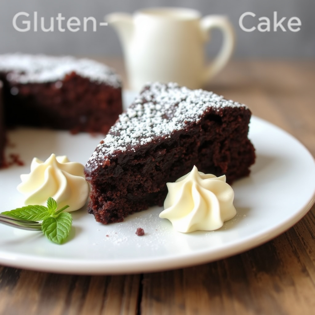 Glutenfri sjokoladeteekake