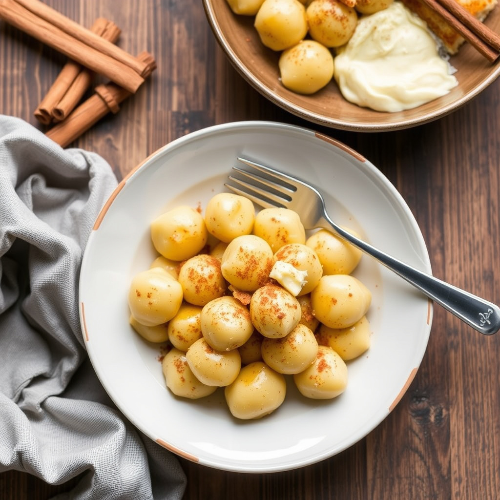 Gnocchi med kanel-smør